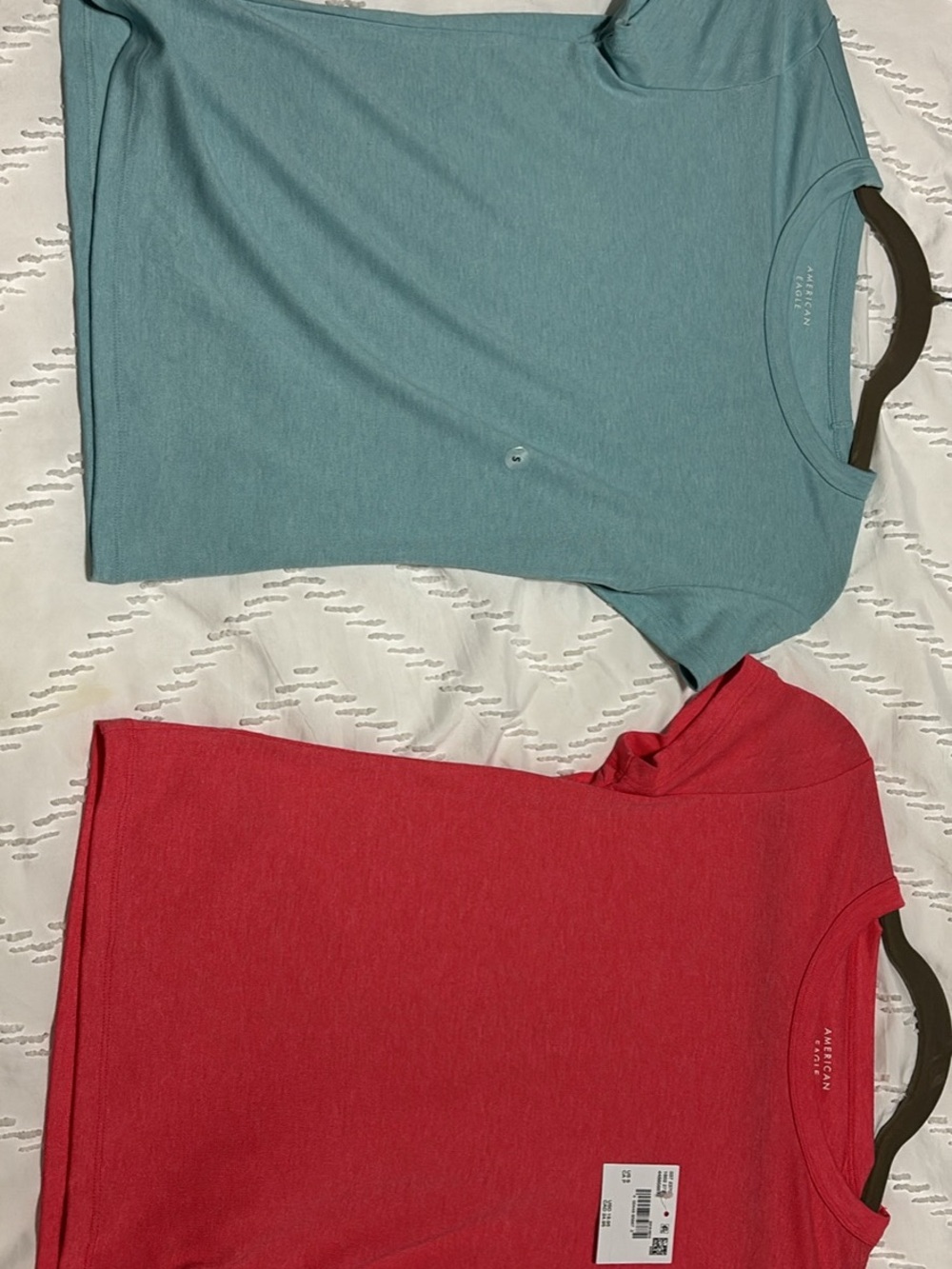 American Eagle Outfitters Kids Short-Sleeve Tees in Teal and Coral